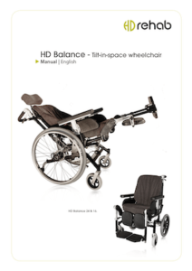 User Manual - HD Balance Wheelchair